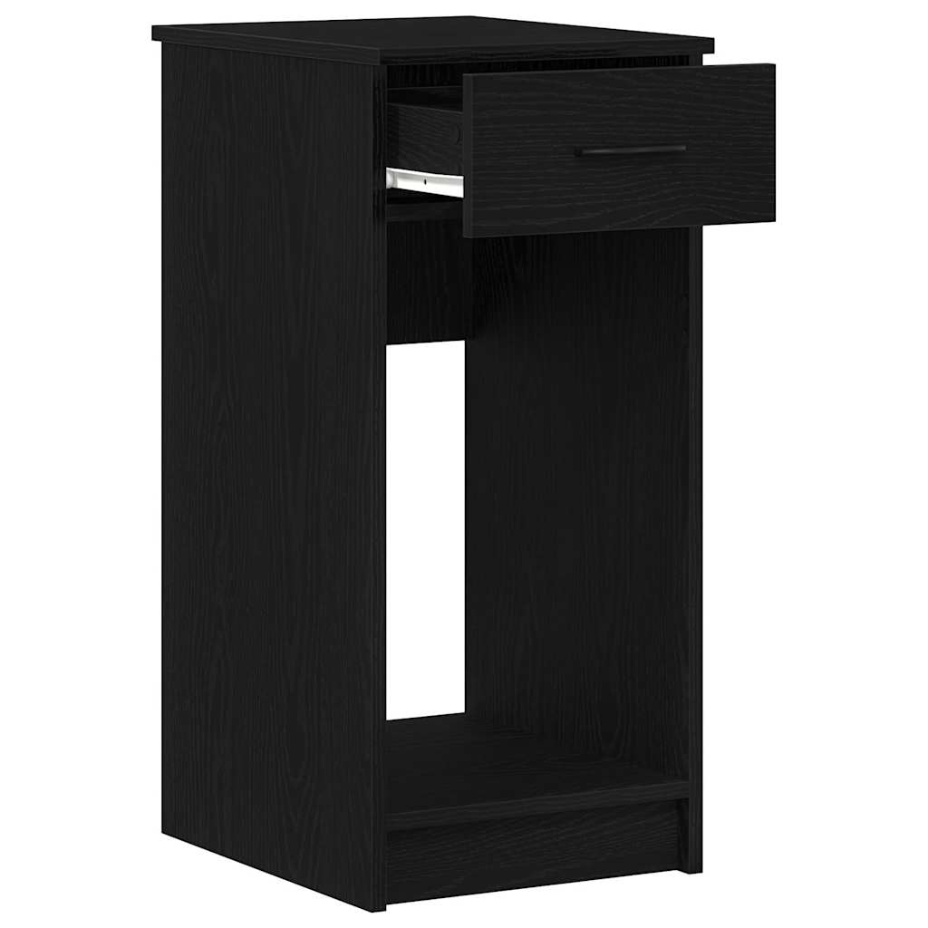 Supporto a Torre per Computer con Cassetto Nero 35x45x77 cm