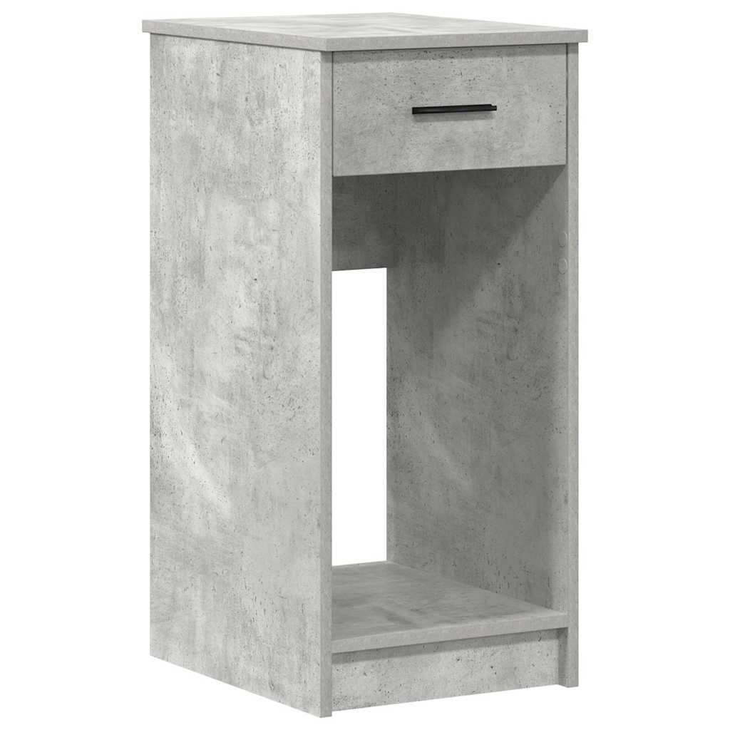 Supporto a Torre per Computer con Cassetto Grigio 35x45x77 cm