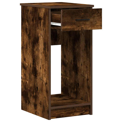 Supporto per Computer a Torre con Cassetto Rovere 35x45x77 cm