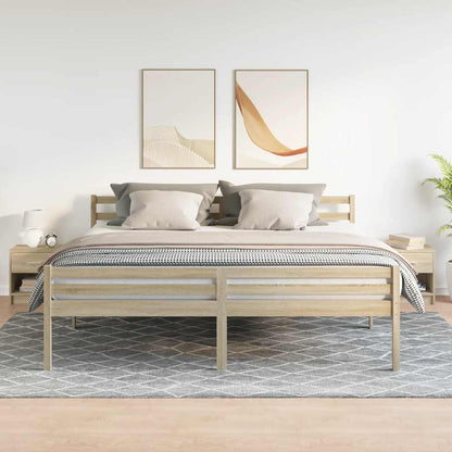 Comodini 2 pz con Cassetto Rovere Sonoma 39x28x41 cm