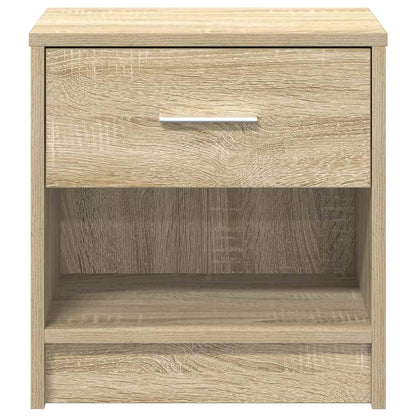 Comodini 2 pz con Cassetto Rovere Sonoma 39x28x41 cm