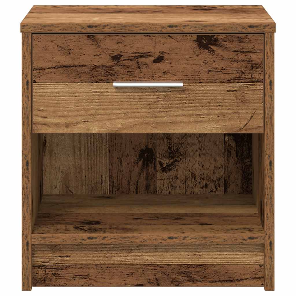 Comodino con Cassetto Legno Antico 39x28x41 cm