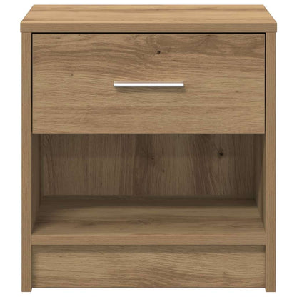 Comodino con Cassetto Rovere Artigianale 39x28x41 cm