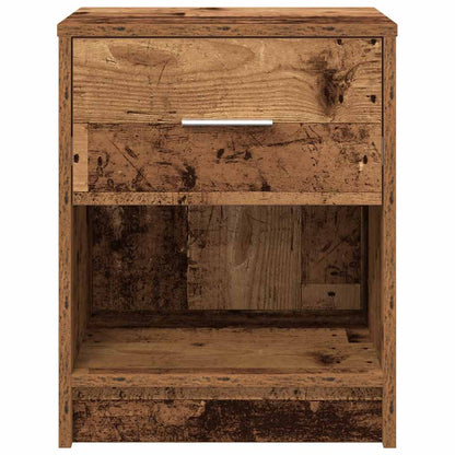 Comodino con Cassetto Legno Antico 40x34x50 cm