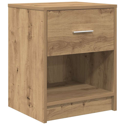 Comodino con Cassetto Rovere Artigianale 40x34x50 cm