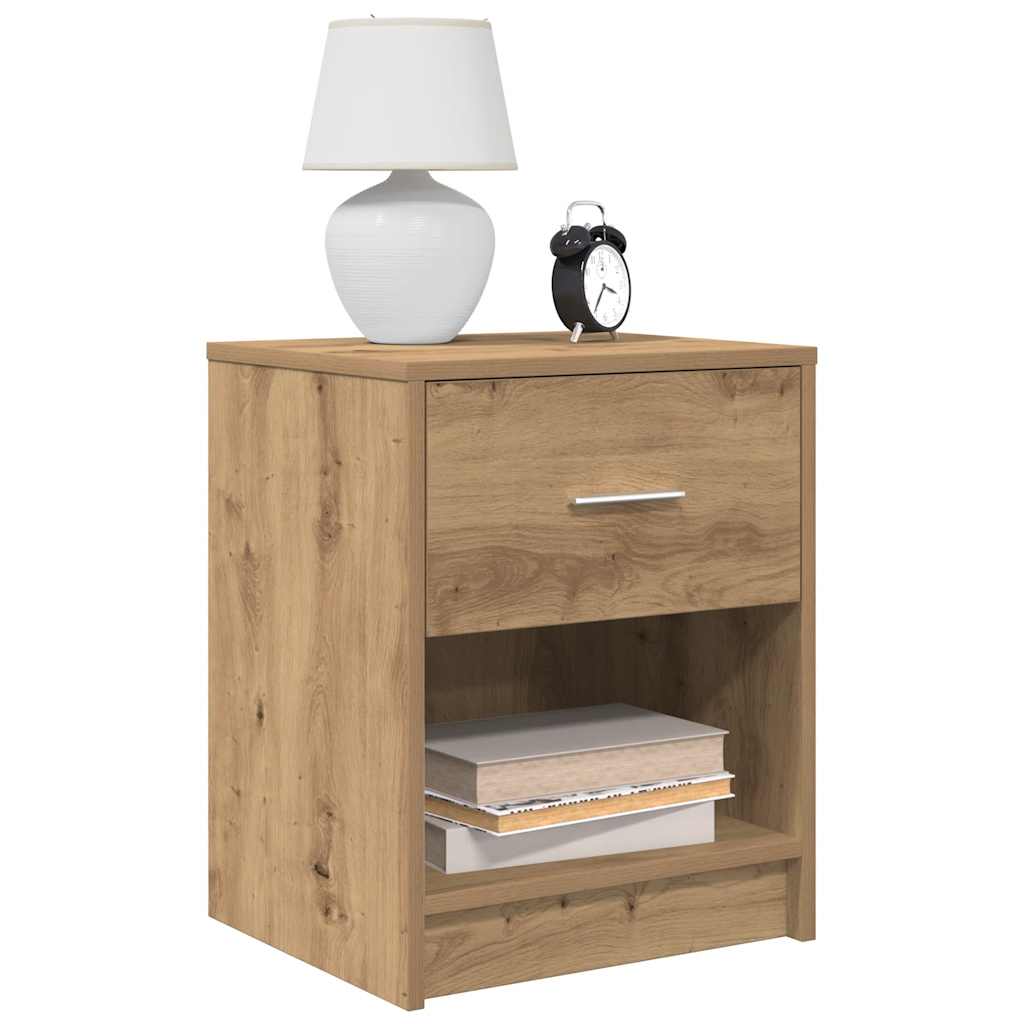 Comodino con Cassetto Rovere Artigianale 40x34x50 cm