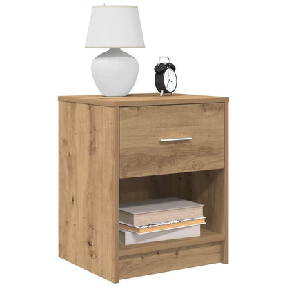 Comodino con Cassetto Rovere Artigianale 40x34x50 cm