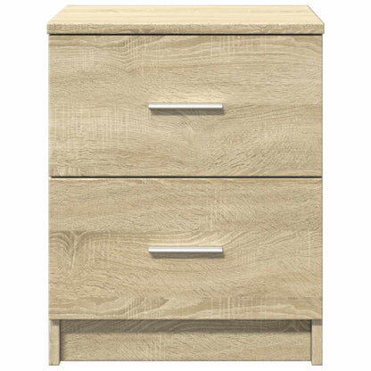 Comodino con 2 Cassetti Rovere Sonoma 40x36x50 cm