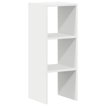 Libreria Impilabili Bianca 30x30x80 cm in Legno Multistrato