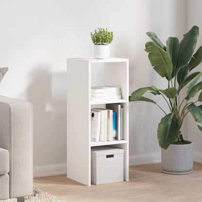 Libreria Impilabili Bianca 30x30x80 cm in Legno Multistrato