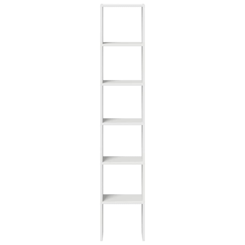 Librerie 2 pz Impilabili Bianchi 30x30x80 cm Legno Multistrato