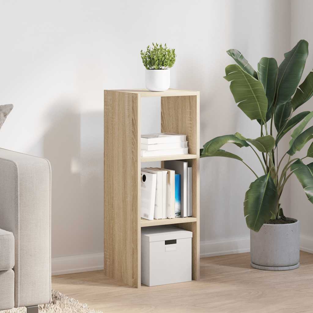 Libreria Impilabili Rovere Sonoma 30x30x80 cm Legno Multistrato