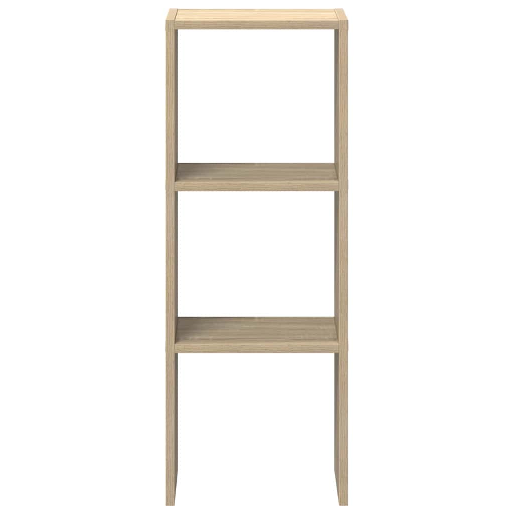 Libreria Impilabili Rovere Sonoma 30x30x80 cm Legno Multistrato