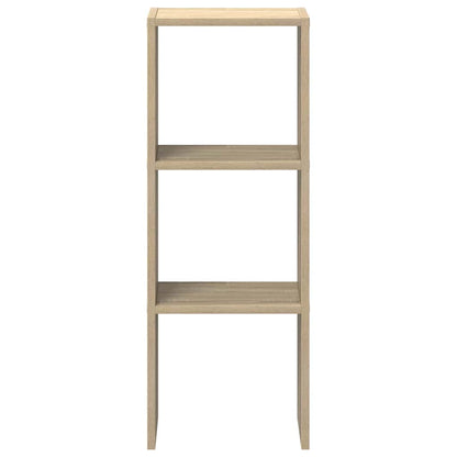 Libreria Impilabili Rovere Sonoma 30x30x80 cm Legno Multistrato