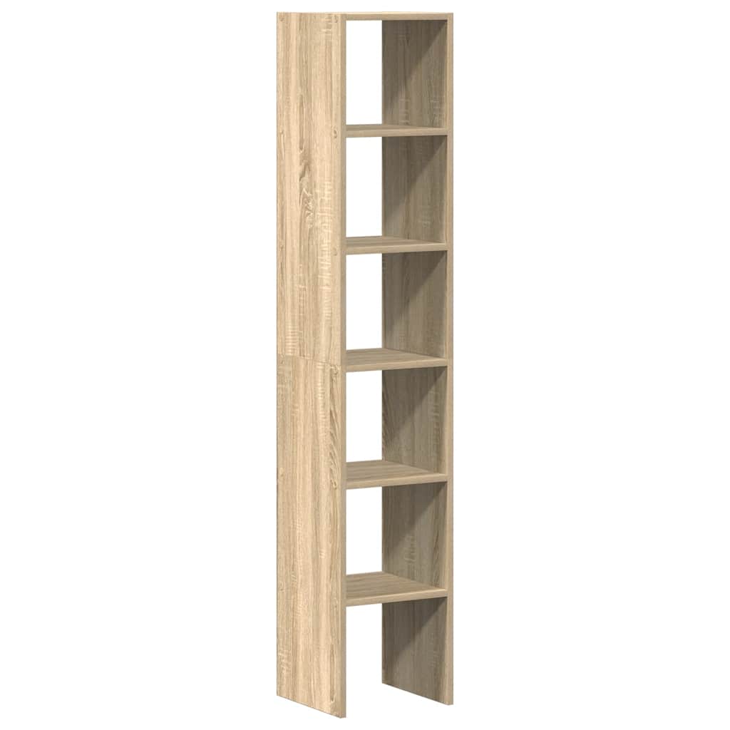 Librerie 2 pz Impilabili Rovere Sonoma 30x30x80 cm Truciolato