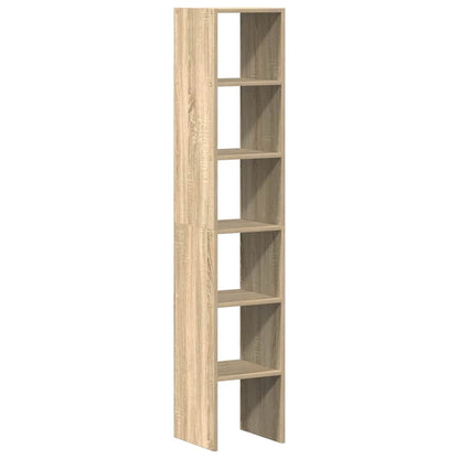 Librerie 2 pz Impilabili Rovere Sonoma 30x30x80 cm Truciolato