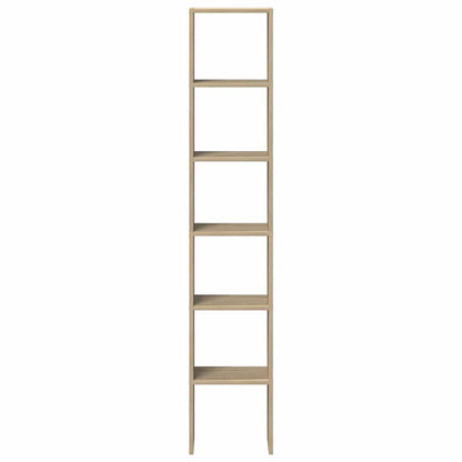 Librerie 2 pz Impilabili Rovere Sonoma 30x30x80 cm Truciolato