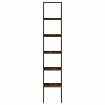 Librerie 2 pz Impilabili Rovere Fumo 30x30x80 cm in Truciolato