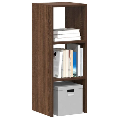 Libreria Impilabili Rovere Marrone 30x30x80cm Legno Multistrato