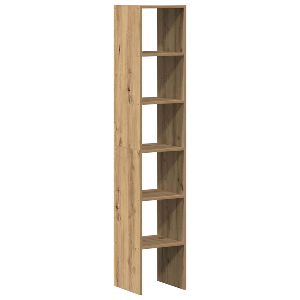 Librerie 2 pz Impilabili Rovere 30x30x80 cm Legno Multistrato