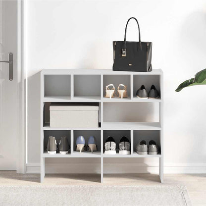 Scarpiere 2 pz Impilabili Bianche 89,5x30x40 cm