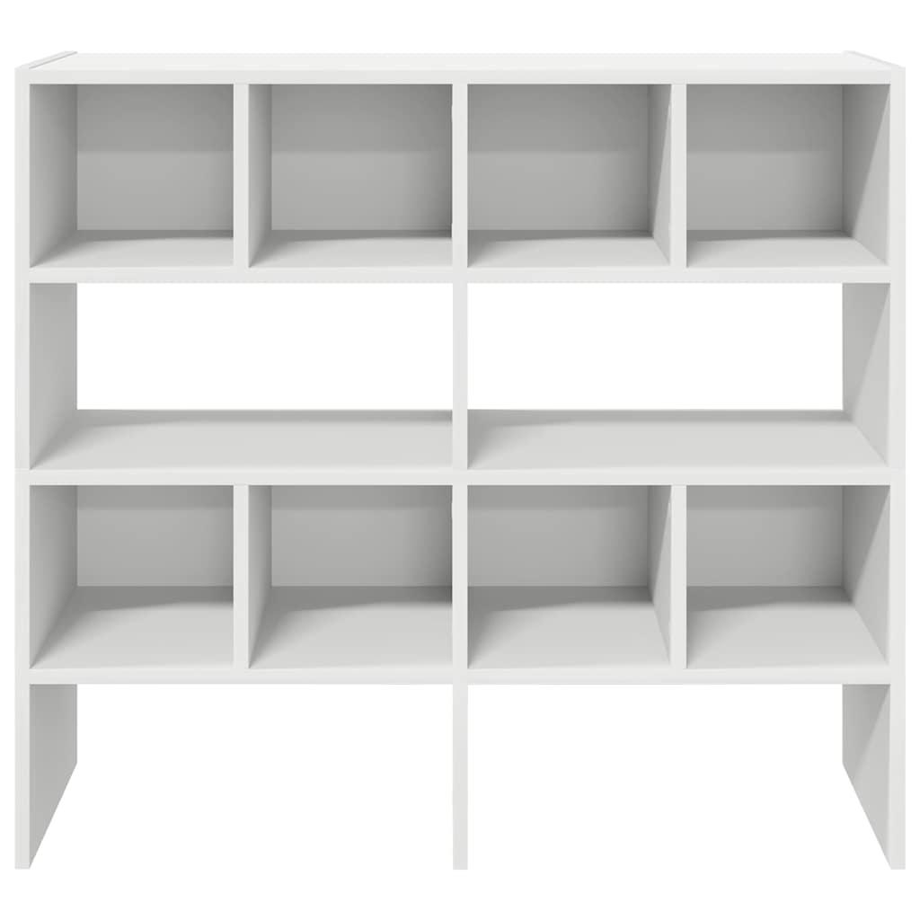 Scarpiere 2 pz Impilabili Bianche 89,5x30x40 cm