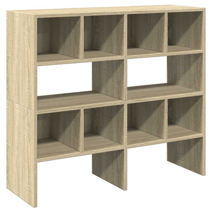Scarpiere 2 pz Impilabili Rovere Sonoma 89,5x30x40 cm