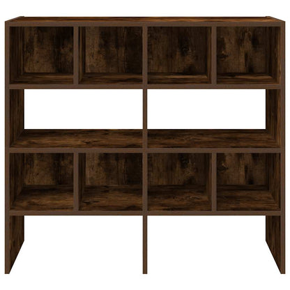Scarpiere 2 pz Impilabili Rovere Fumo 89,5x30x40 cm