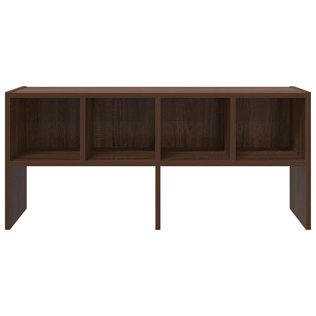 Scarpiera Impilabile Rovere Marrone 89,5x30x40 cm