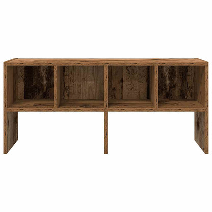 Scarpiera Impilabile Legno Antico 89,5x30x40 cm