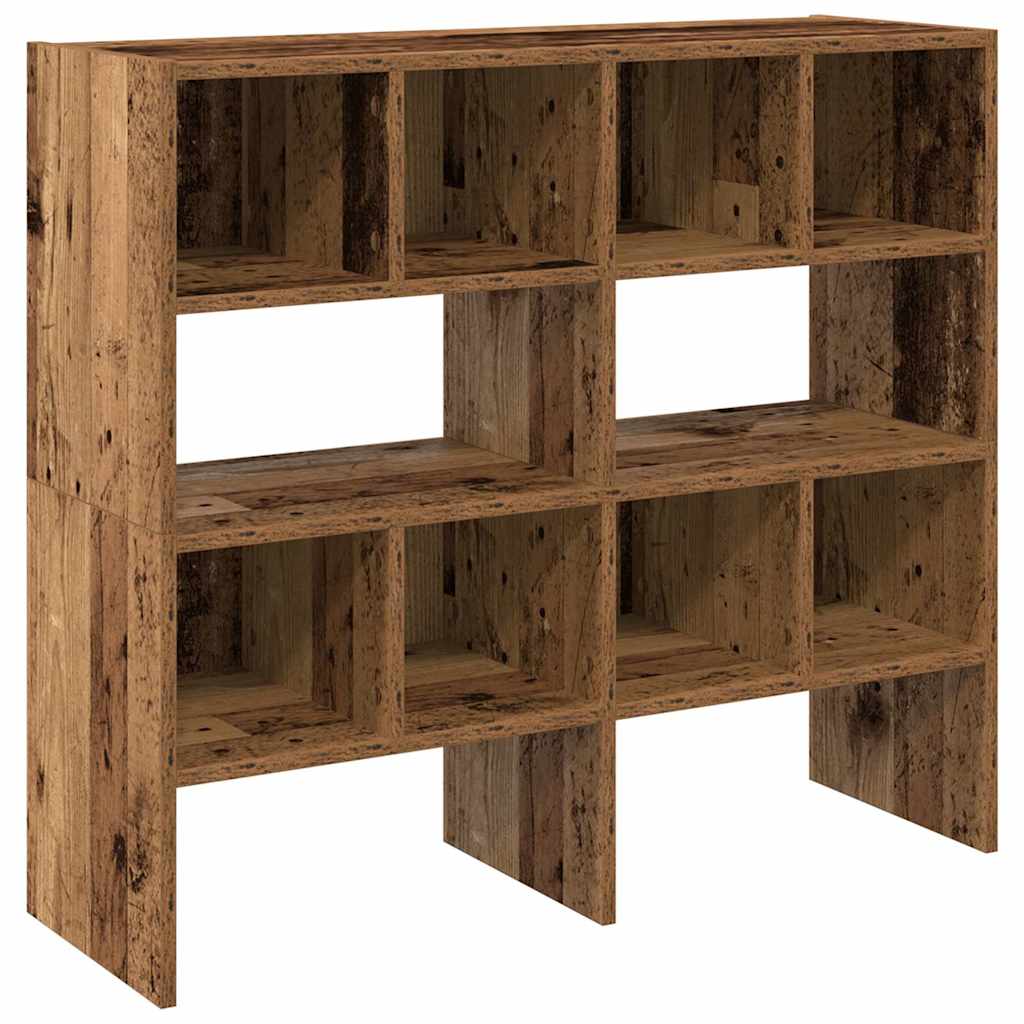 Scarpiere 2 pz Impilabili Legno Antico 89,5x30x40 cm