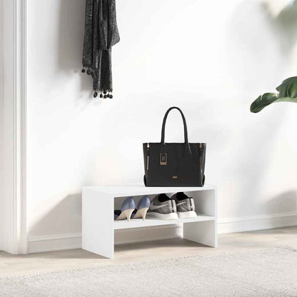 Scarpiera Impilabile Bianca 60x30x30,5 cm