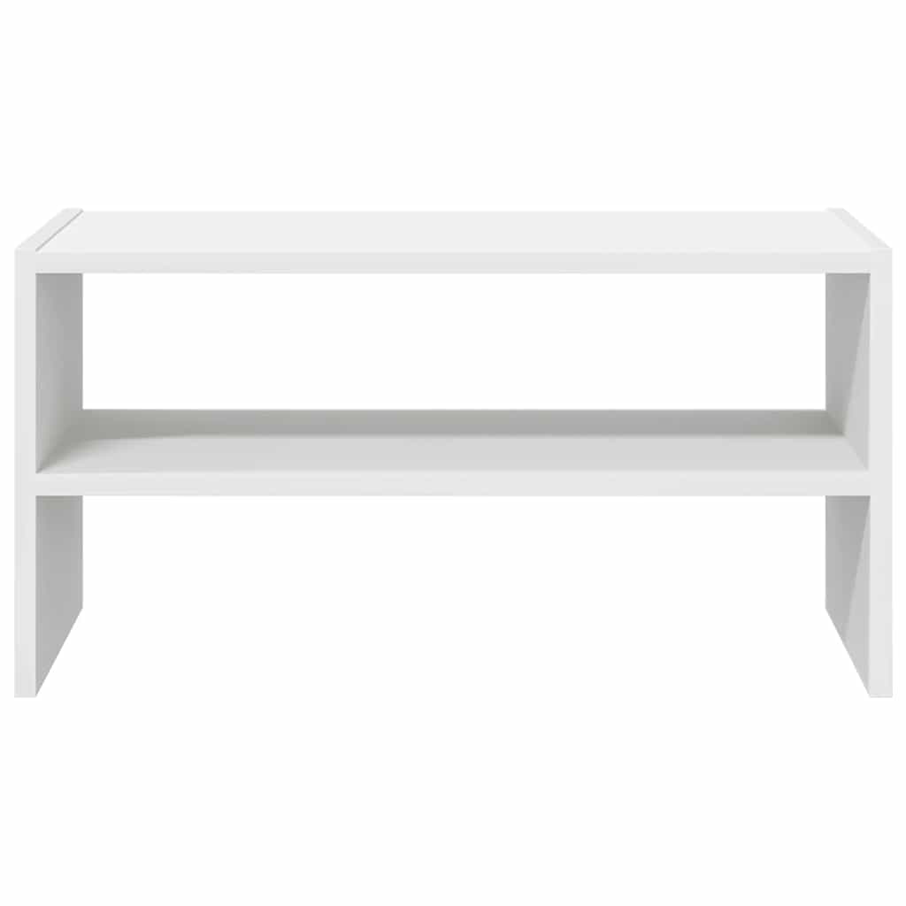 Scarpiera Impilabile Bianca 60x30x30,5 cm
