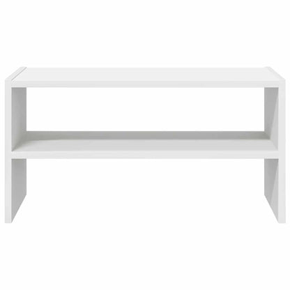 Scarpiera Impilabile Bianca 60x30x30,5 cm