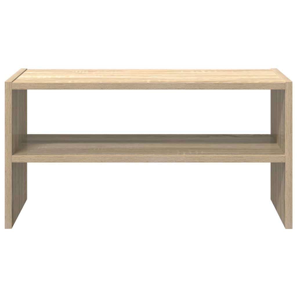 Scarpiera Impilabile Rovere Sonoma 60x30x30,5 cm