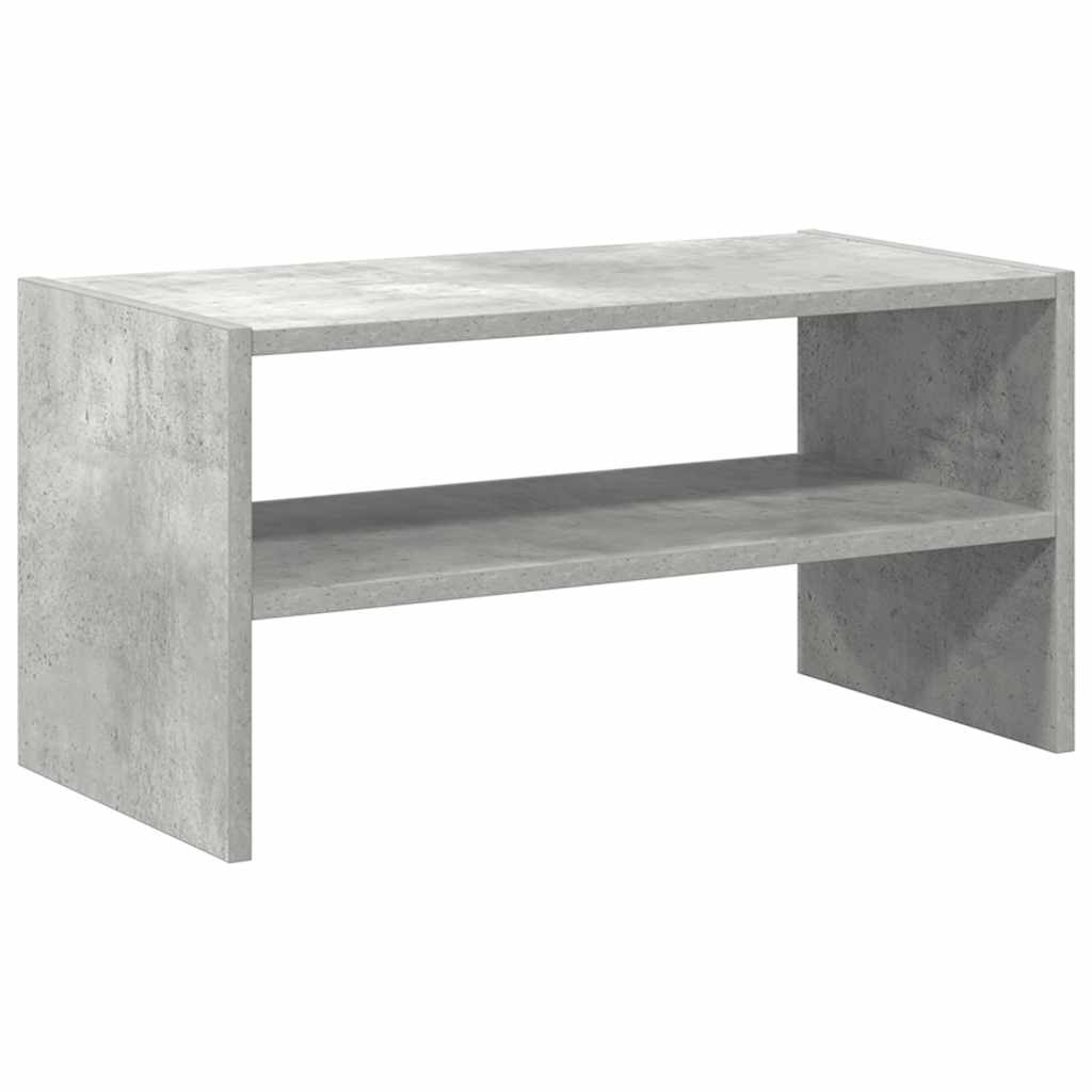 Scarpiera Impilabile Grigio Cemento 60x30x30,5 cm