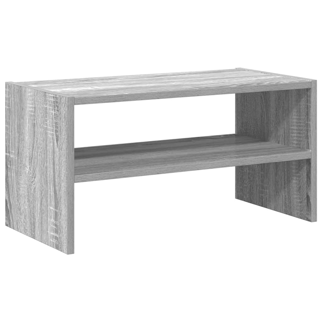 Scarpiera Impilabile Grigio Sonoma 60x30x30,5 cm