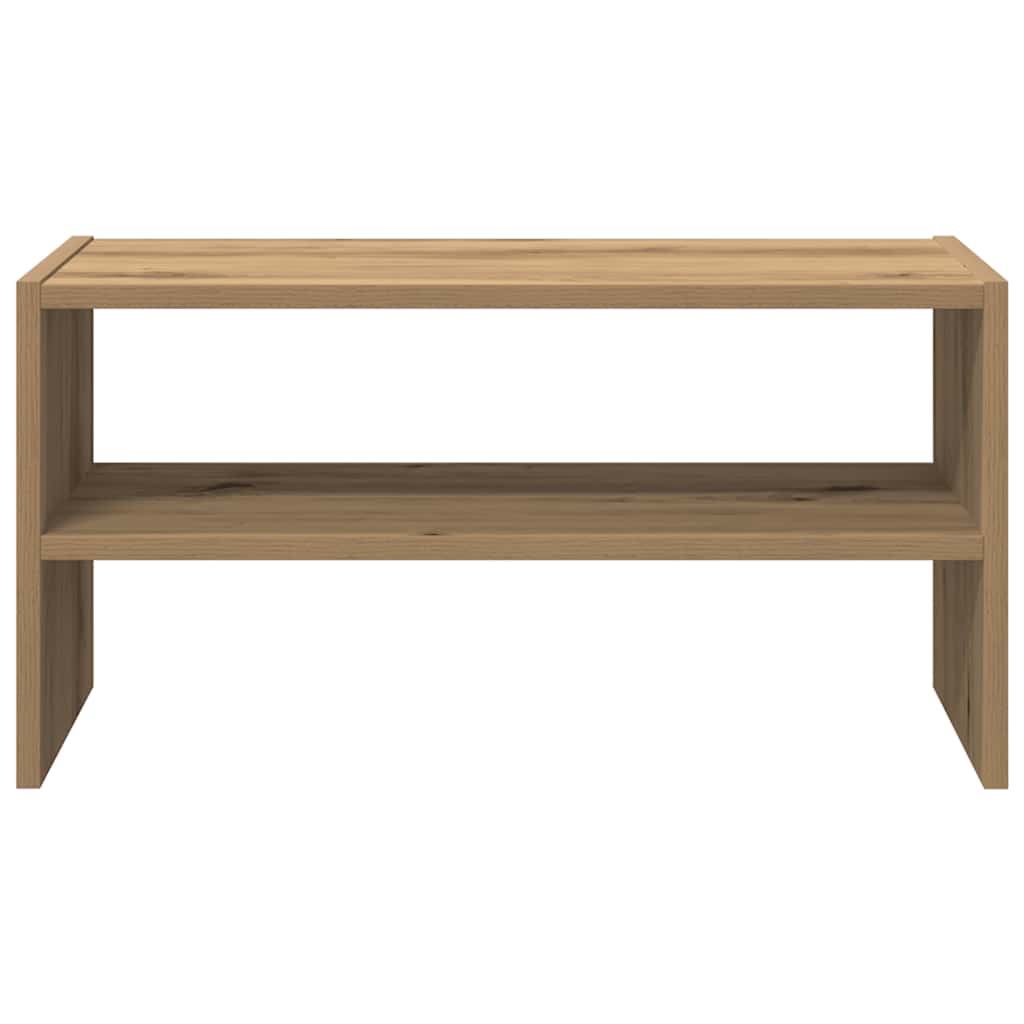 Scarpiera Impilabile Rovere Artigianale 60x30x30,5 cm