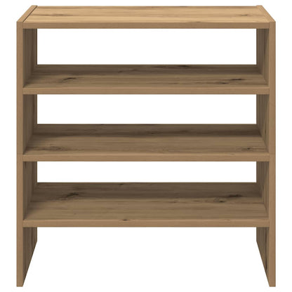 Scarpiere 2 pz Impilabili Rovere Artigianale 60x30x30,5 cm