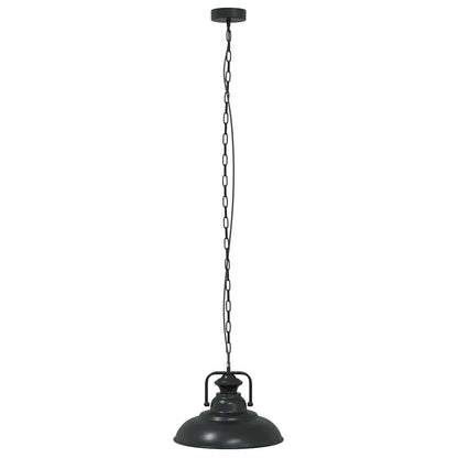Lampada a Sospensione E27 Nero Ã˜31 cm in Metallo