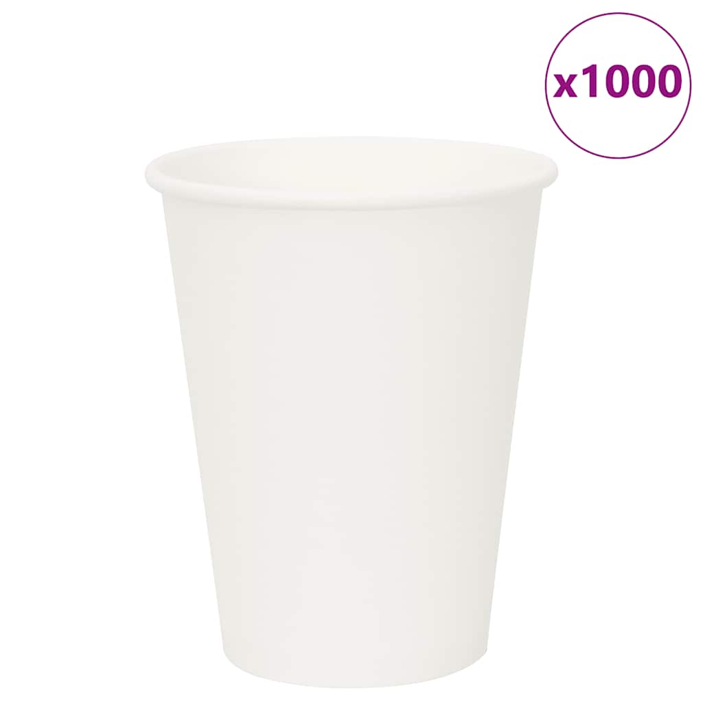 Bicchieri da CaffÃƒÂ¨ in Carta 1000 pz 12oz 300ml Bianco