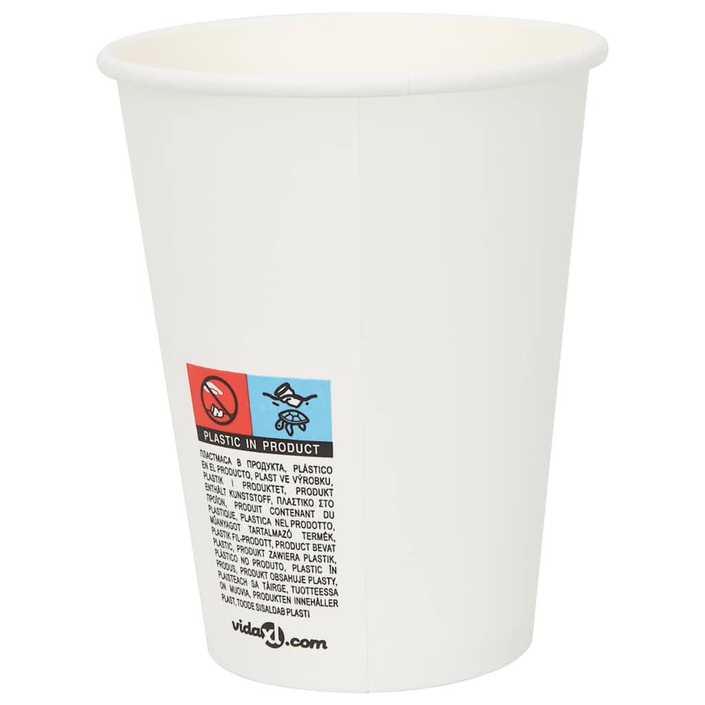 Bicchieri da CaffÃƒÂ¨ in Carta 1000 pz 12oz 300ml Bianco
