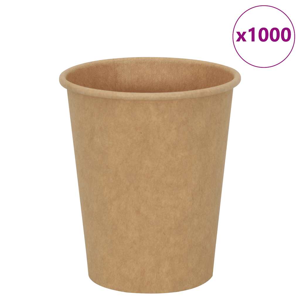 Bicchieri da CaffÃ¨ in Carta 1000 pz 8oz 200ml Marrone