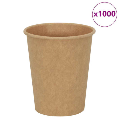 Bicchieri da CaffÃ¨ in Carta 1000 pz 8oz 200ml Marrone