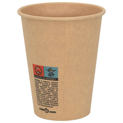 Bicchieri da CaffÃ¨ in Carta 1000 pz 12oz 300ml Marrone