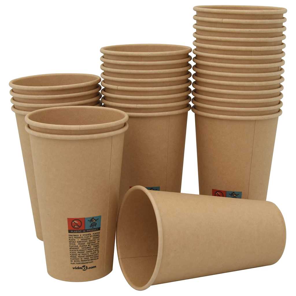 Bicchieri da CaffÃ¨ in Carta 1000 pz 16oz 400ml Marrone