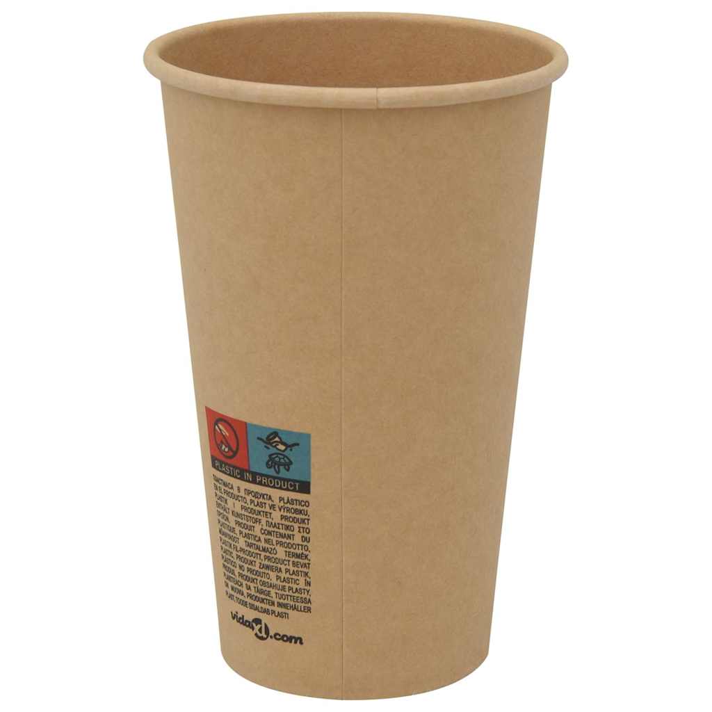 Bicchieri da CaffÃ¨ in Carta 1000 pz 16oz 400ml Marrone