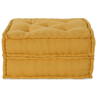 Divano Componibile Giallo 70x70x36 in Tessuto