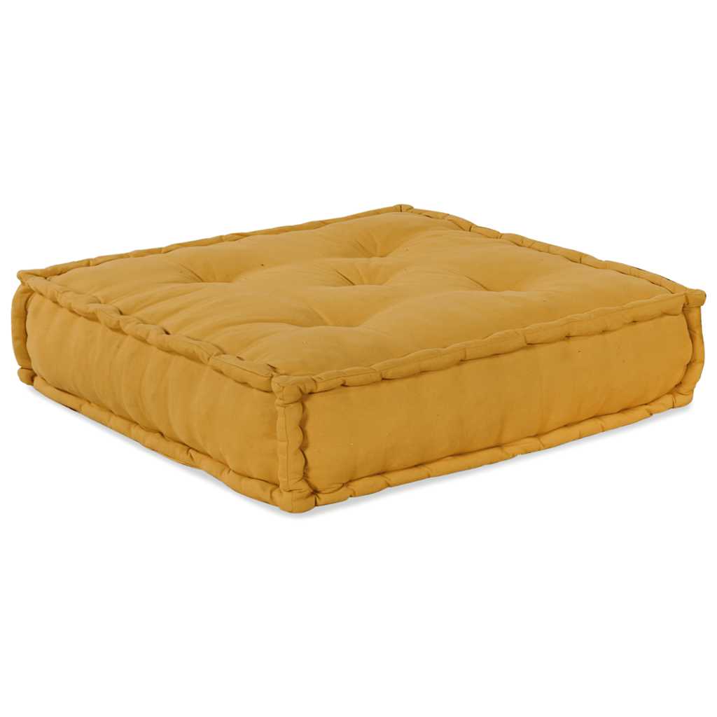 Divano Componibile Giallo 70x70x36 in Tessuto