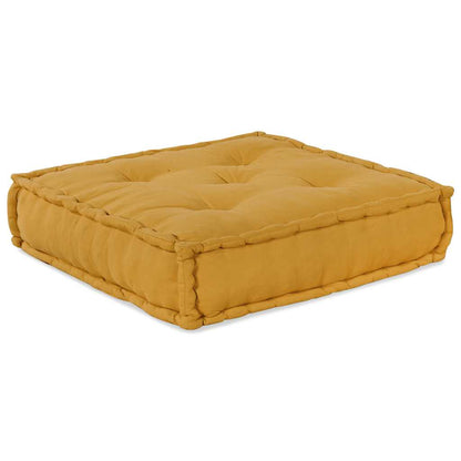 Divano Componibile Giallo 70x70x36 in Tessuto